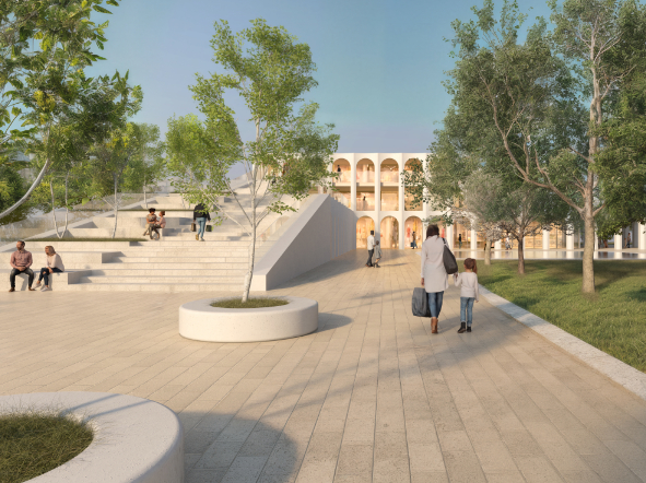 Rigenerazione spazio pubblico a Polignano — architettura urbana Puglia