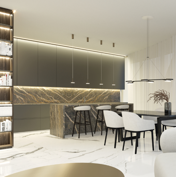 BINBAZ TOWERS – INTERIORS — High-End Interiors — Barberio Colella Architetti